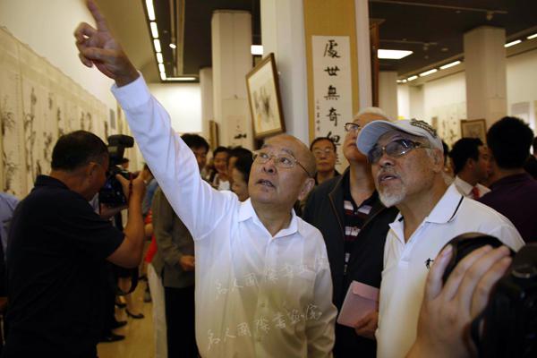 依旧潇洒——王铁成书画展在中国美术馆开幕式